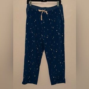 Soma Blue Starry Pajama Pants- Size Medium